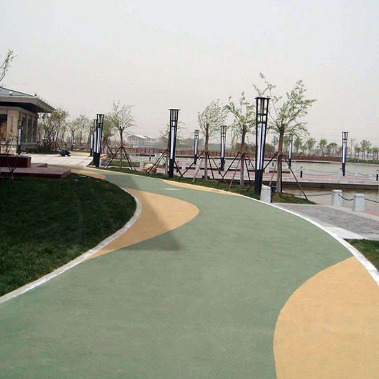 山东彩色路面施工